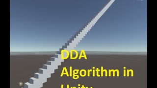 DDA Algorithm in Unity [upl. by Vito]