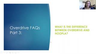 Overdrive FAQs part 3 What is the Difference Between Overdrive and Hoopla [upl. by Ailemac347]