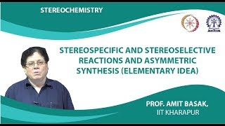 Stereospecific and Stereoselective Reactions and Asymmetric Synthesis Elementary Idea [upl. by Eirlav]