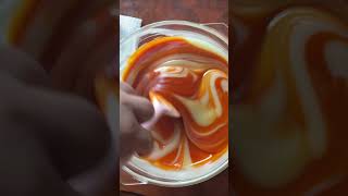 Orange amp Turmeric soap swirls that can put you into a trance soapmaking soapartistry hypnotic [upl. by Alleinad]