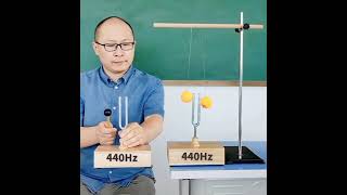 Resonance with tuning forks laboratoryequipment tuningfork resonance [upl. by Nannarb]