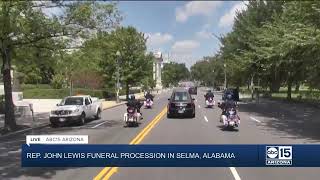 NOW Rep John Lewis funeral procession [upl. by Iden]