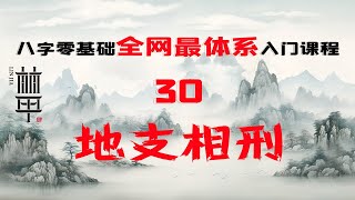 【陈林甲八字入门】零基础体系化课程 第30课地支相刑！寅巳申、丑戌未三刑、子卯刑、自刑的由来自学八字 [upl. by Chemesh]