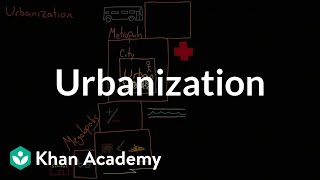 Urbanization  Society and Culture  MCAT  Khan Academy [upl. by Gertrud]