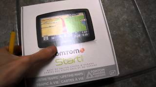 Unboxing TomTom GPS Start 45TM 45 M TM Tom Lifetime Maps Road Side Assistance Live Fuel Gas Prices [upl. by Eimerej]