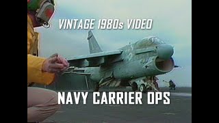 1980s Carrier Flight Ops [upl. by Dobrinsky]