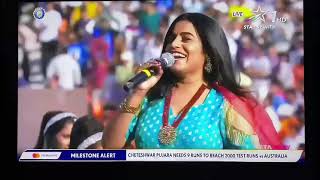 Falu Performs at the 2023 Cricket World Cup [upl. by Etteraj]