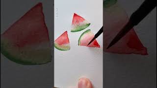 Lets Paint Juicy Watermelons shorts [upl. by Ergener687]