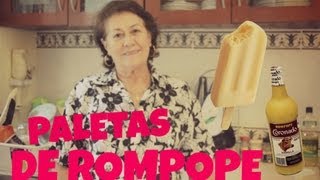 Paletas de rompope FÁCIL Y RÁPIDO ✔ [upl. by Rafaela]