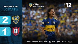 BOCA 2  1 SAN LORENZO I Resumen del partido I CopaSurFinanzas 2024 [upl. by Malim]