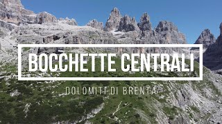 Via Ferrata Bocchette Centrali Dolomiti di Brenta [upl. by Thierry]