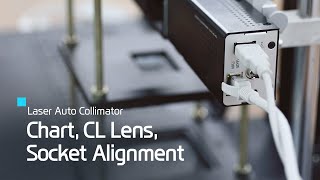 How to align chart and socket 차트 소켓 정렬 방법  Autocollimator 레이저 오토콜리메이터 EdgeCom 엣지컴 [upl. by Alanah]