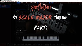 EP19 ทำเพลงโดยใช้คีย์บอร์ด ตอนที่ 3 สูตรไม่ลับ Major Scale [upl. by Damaris]