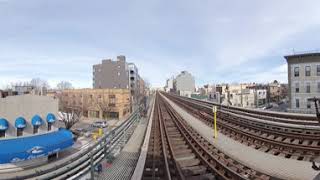 Train Cam  360  W Train from Astoria Ditmars Blvd To Astoria Blvd [upl. by Aliak494]