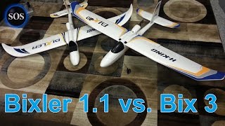 HobbyKing Bix 3 Vs Bixler 11 [upl. by Aramoy]