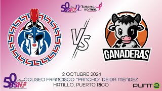 Atenienses de Manatí vs Ganaderas de Hatillo [upl. by Jahdol208]