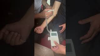 Portable doppler for vascular injury trauma centreaiims rishikesh shorts youtubeshorts [upl. by Llerrit]