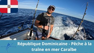 République dominicaine  Pêche la traîne en mer Caraïbe le 31122023 [upl. by Bronson364]