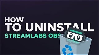 How to uninstall Streamlabs OBS Tutorial  Working 2021 [upl. by Attlee119]