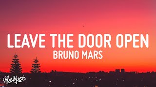 Bruno Mars Anderson Paak Silk Sonic  Leave the Door Open Lyrics [upl. by Adamina]