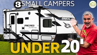 3 Best Camper Trailers Under 20 Feet  2024 Models [upl. by Sad]