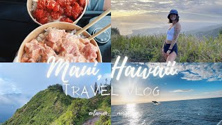 COME WITH US TO MAUI HAWAII  travel vlog [upl. by Eimam]