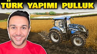 TÜRK Yapımı 7li Pullukla Tarlayı İşledim Farming Simulator K7 [upl. by Alletniuq]