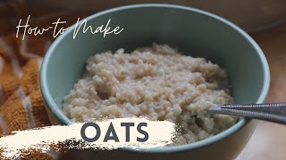 How to make the perfect bowl of Oats Porridge  Jungle Oats  StoveTop Oats [upl. by Enitsirc987]