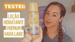 Testei Loção Hidratante Premium da Hada Labo [upl. by Assiren825]