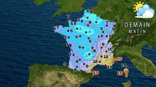 Prévision météo France pour demain le Vendredi 4 Octobre 2024 [upl. by Proudlove]