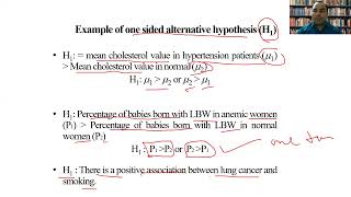 One tailed and two tailed test [upl. by Sally]