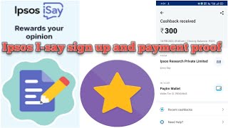 Ipsos Isay sign up  payment proof 2022  Online earning Survey 2022 [upl. by Akyeluz597]