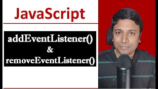 JavaScript addEventListener and removeEventListener Method [upl. by Reilly618]