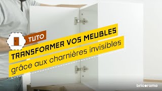 Comment poser une charnière invisible encastrée   Bricorama [upl. by Chandless]