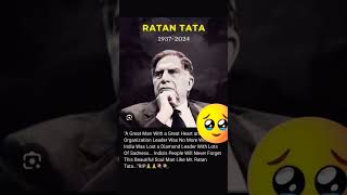 Ratan tata ji RIP 🙏🌸🙏ratantata ripplenews wpstatus [upl. by Chad530]