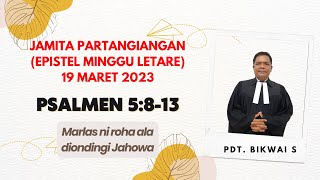 EPISTEL MINGGU LETARE 19 MARET 2023 JAMITA PARTANGIANGAN [upl. by Gaudet]