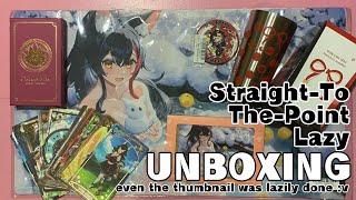 Unboxing Ookami Mio 3rd Anniversary Celebration Merch Complete Set [upl. by Drews]