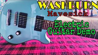 Washburn Maverick BT2 Electric Guitar Demo washburnguitars guitarreview JohnnyGuitarist guitars [upl. by Llekcir]