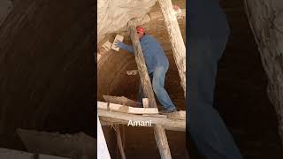 Workers are building domed cave dwellings [upl. by Luapnaes]