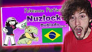 JAIDEN ANIMATIONS  POKEMON PLATINUM NUZLOCKE  Dublado 🇧🇷 parte 1  KaryAlien  React [upl. by Doss]