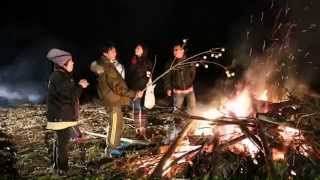 群馬県藤岡市 どんど焼きの日：2015 111 [upl. by Anilas]