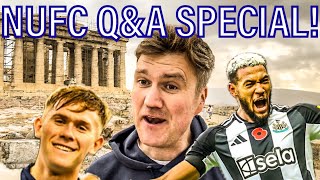 January spends NUFC QampA SPECIAL FROM ATHENS [upl. by Oyek737]