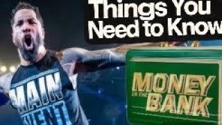 MONEY IN THE BANK PREDICTIONS amp WWE RECAP [upl. by Haldas]