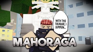 Using MAHORAGA is too FUNNY in Jujutsu Shenanigans [upl. by Adnawyt]