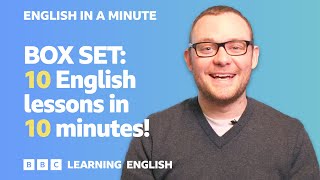 BOX SET English In A Minute 13 – TEN English lessons in 10 minutes [upl. by Malchy]