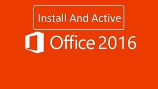 របៀបដំឡើង និងដោះកម្មវិធី Microsoft Office 2016 How to Install and activate Microsoft Office 2016 [upl. by Akehs]