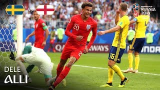 Dele ALLI Goal – Sweden v England – MATCH 60 [upl. by Cristobal]