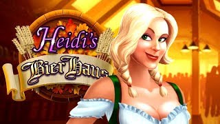 BIG WIN  Playing Heidis Bier Haus Slot Game at Beau Rivage [upl. by Orme]