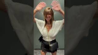 Elevator jumping jacks workout ❤️ themaryburke [upl. by Wolk]