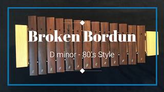 Dm Broken Bordun  80s Style [upl. by Nilra]